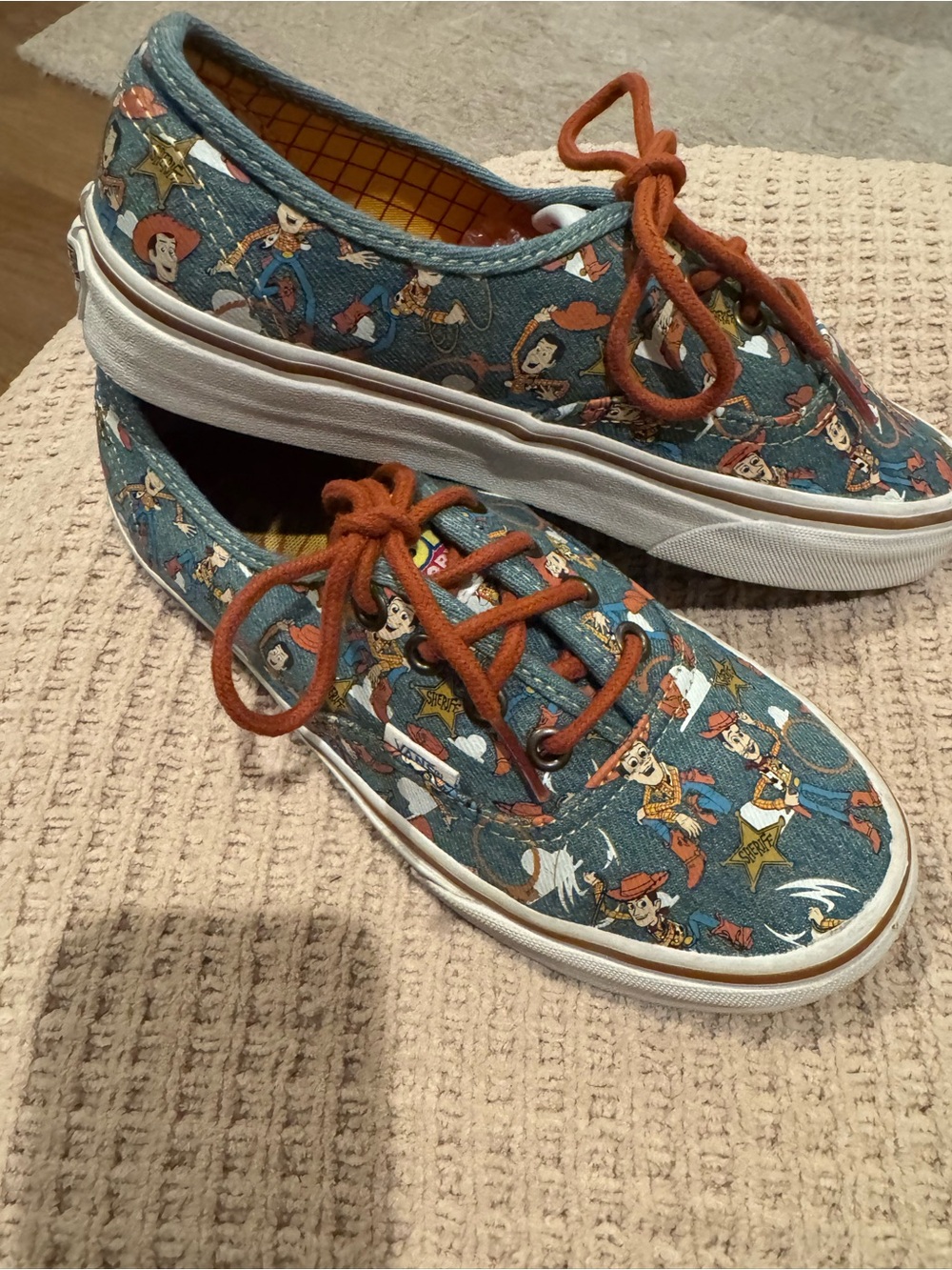 Disney x Vans Authentic Toy Story Woody Sneakers Men 5.5 / Women 7